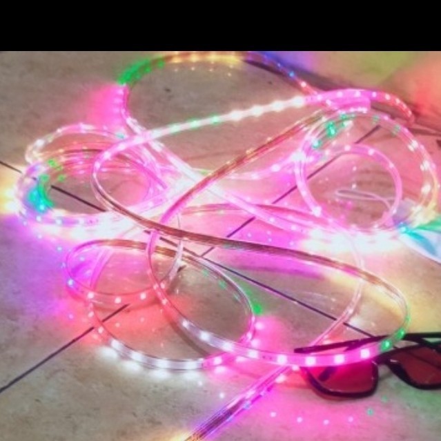 Lampu Led Selang Hias Kelap Kelip Tahan Air Rgb Smd5050 100Meter/1Roll Lampu