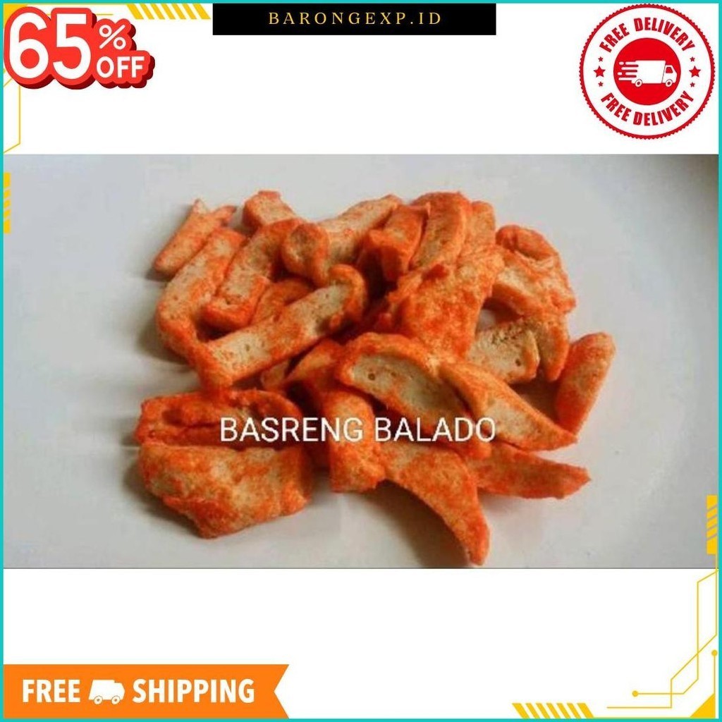 

500 Gram Basreng Baso Goreng (Pedas/ Original/Balado ) Daun Jeruk Ready Medan Terlaris