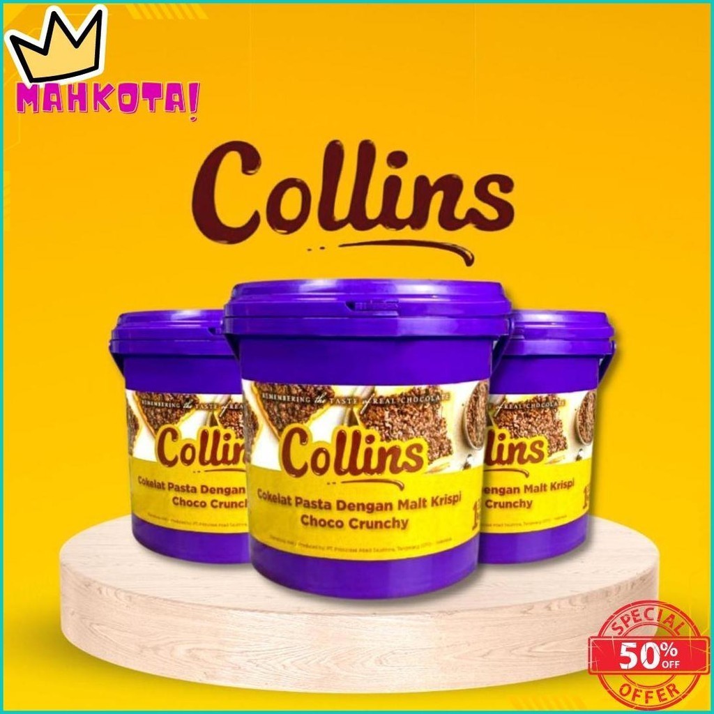 

Collins Chocho Crunchy 1 Kg Cokelat Pasta Dengan Malt Krispi 1 Kg Cemilan Choco Coklat Viral Terlaris