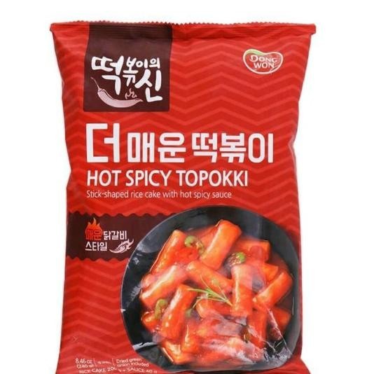 

Dongwon Tteokbokki Instant/Hot Spicy Topokki/Kue Beras Rasa Pedas