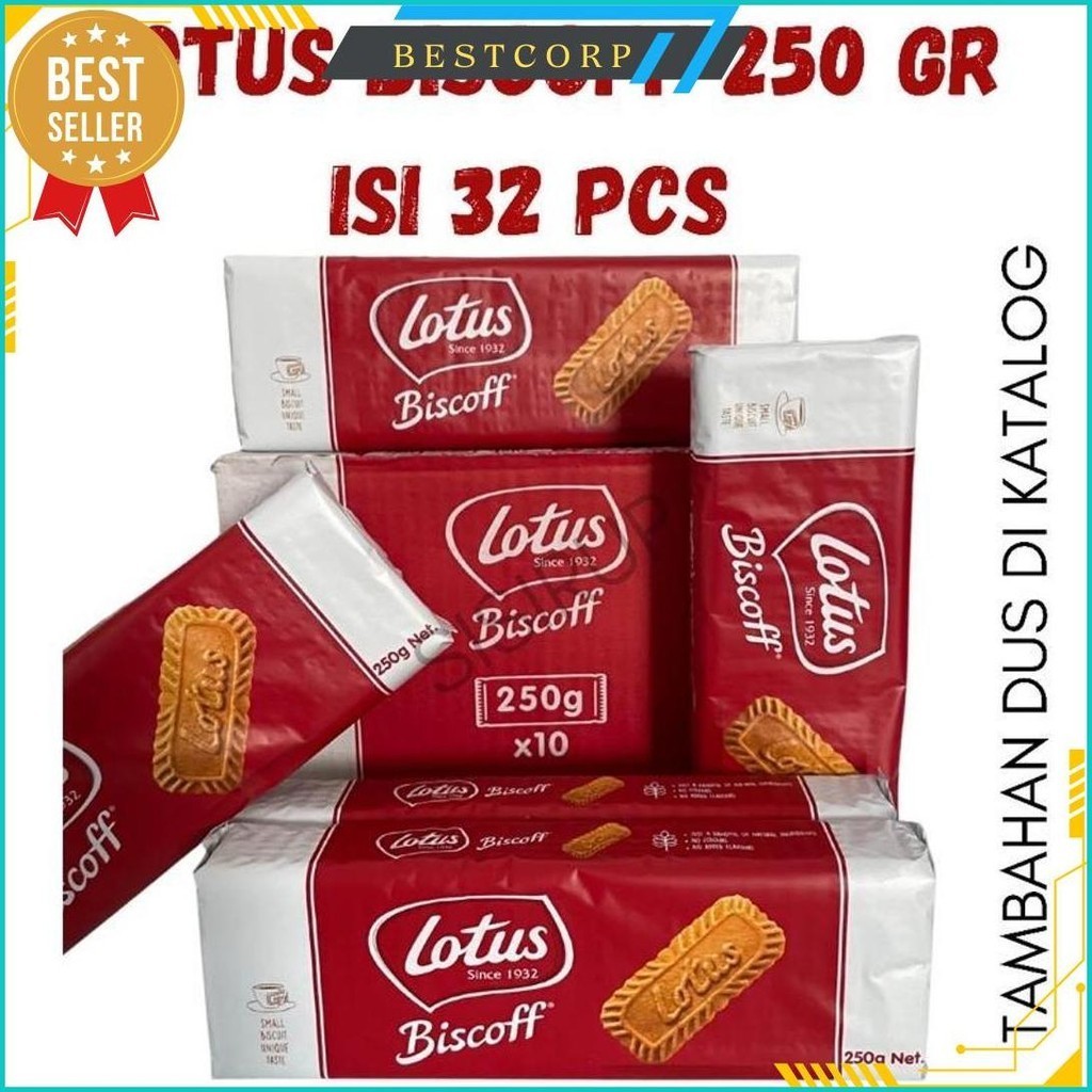 

Lotus Biscoff 250 Gram / Kue Lotus / Lotus Biscuit / Biscuit Caramel Bisa Cod