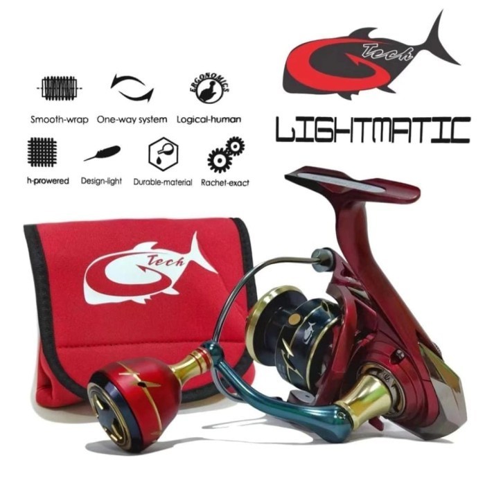 Reel G-Tech Light Matic 1000-4000 Pg/Hg - Power Handle