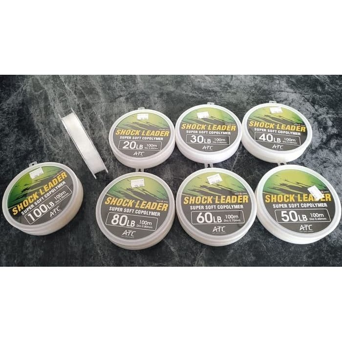 Atc Shock Leader 100M - Super Soft Copolymer (Made In Japan)