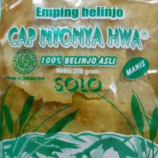

Emping Melinjo Ny.Hwa Manis 250Gram