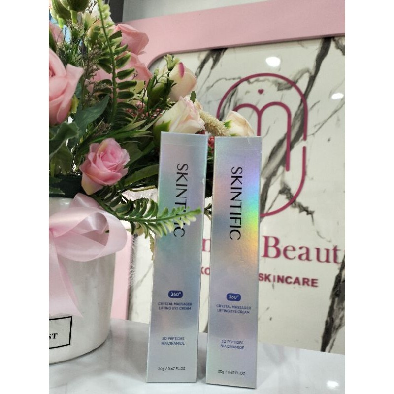 Skintific360°CrystalMassagerLiftingEyeCream3DPeptidesNiacinamide20g