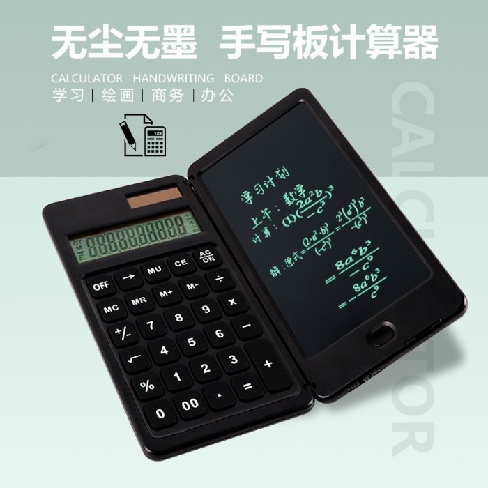 

Ready Foldable Desk Scientific Calculators Math Calculator with Notepad