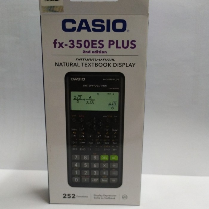 

Ready Calculator Casio FX 350 ES Plus Scientific