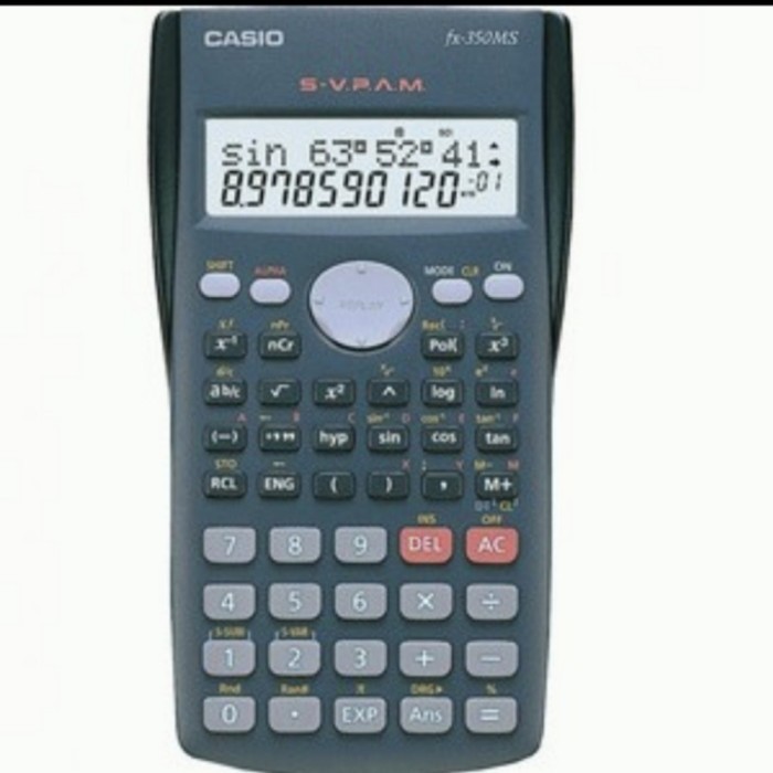 

Ready Kalkulator Scientific Casio FX 350 MS ORIGINAL Calculator ILMIAH