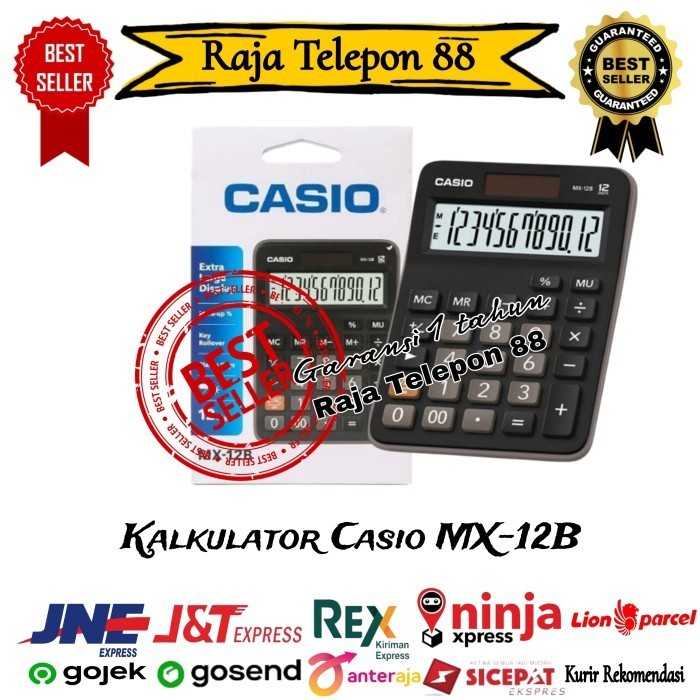 

Ready Casio kalkulator MX-12b 12 digits/black and white