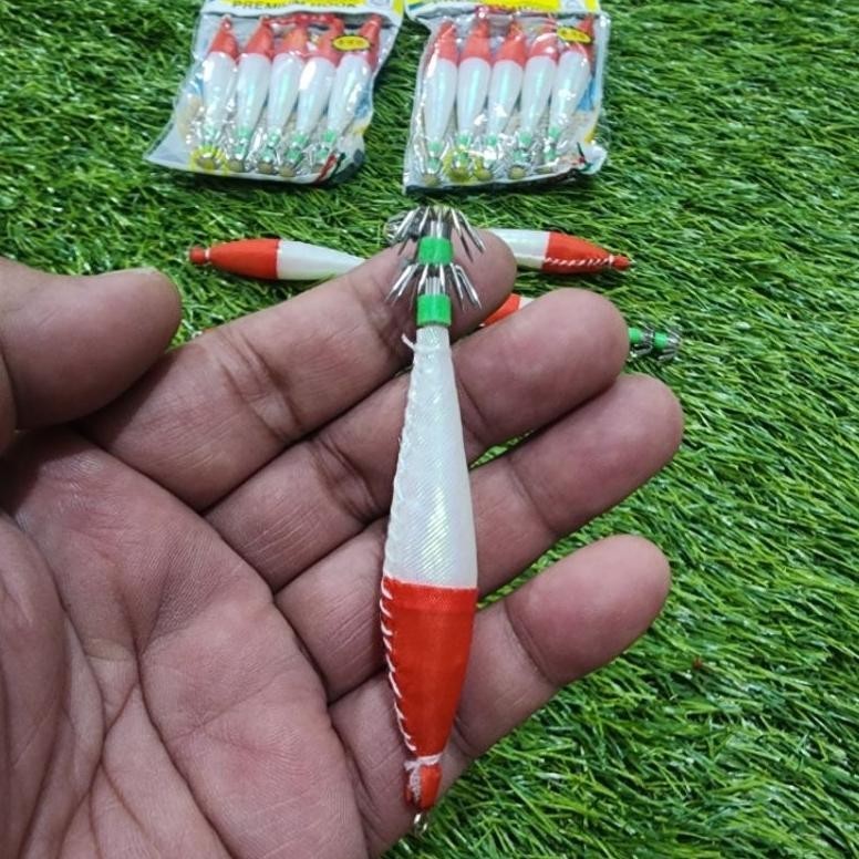 CR - UMPAN PANCING CUMI APOLLO SIZE 3.0 9CM PREMIUM.HOOK MENYALA DALAM GELAP TERLARIS