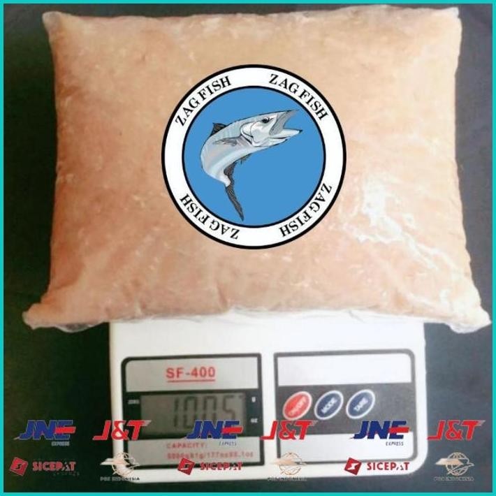 

BISMILLAH IKAN TENGGIRI GILING STANDART FRESH DAN SEGAR 1 KILO.. ALISUP