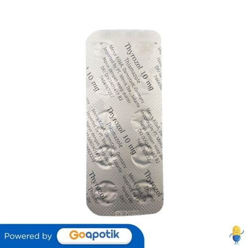 THYROZOL 10 MG STRIP 10 TABLET / HIPERTIROID