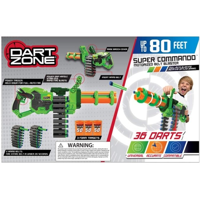 Dart Zone Super Commando Scorpion Blaster 18-Round Ammo Belts