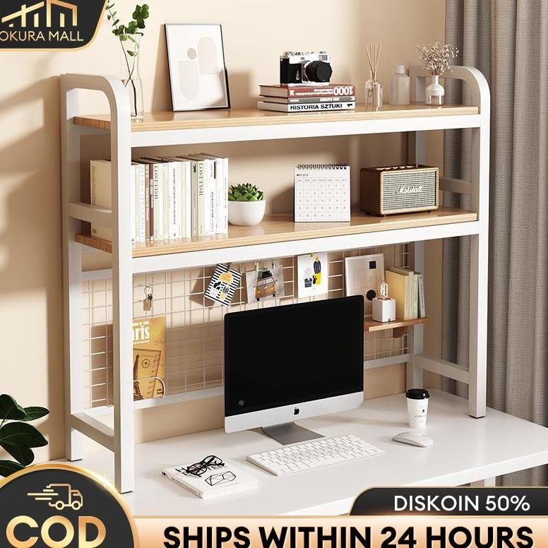 Rak Desktop Storage Rak Buku Desktop Rak Meja Stationery Rak Organizer Desktop Rak Polaroid