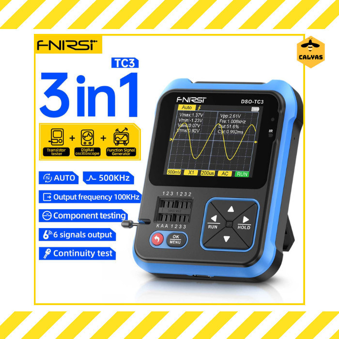 Ready Osiloskop FNIRSI Portable Transistor Tester & Digital Oscilloscope