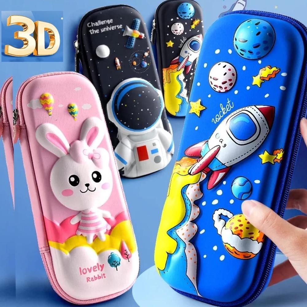 

Promo Hemat! Kotak Pensil 3D Timbul Alat tulis Anak Motif Karakter Tempat Pensil Resleting Unicorn Import Quality Terlaris