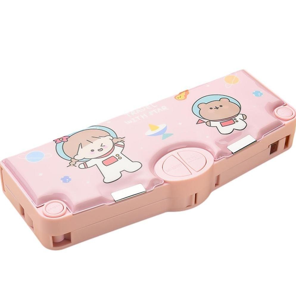 

fgh-56 MIISOO Kotak Pensil Anak cowo dan cewe Karakter Serbaguna Tempat Pensil Alat Tulis Premium