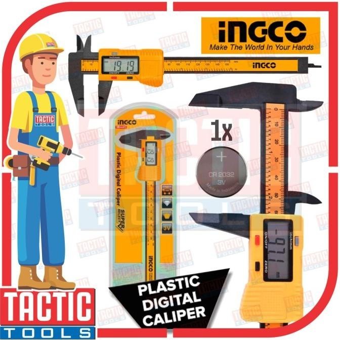 TERBARU - Jangka Sorong Digital Caliper 150mm INGCO