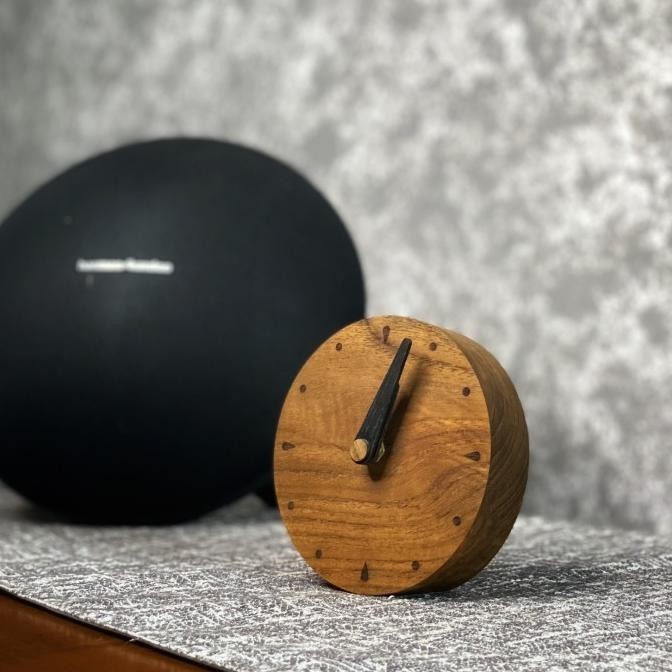 

Jam Rustic Kayu Jati | Jam Meja Minimalis | Minimalist Wooden Clock CM