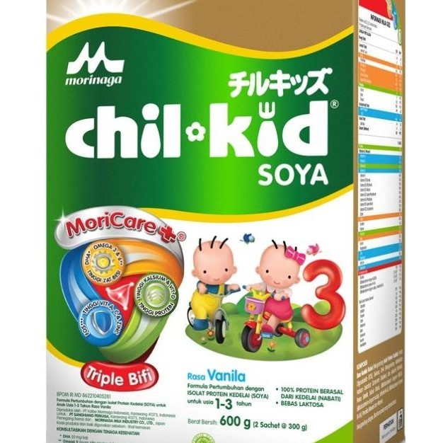 Mnaga Chil Kid Soya (1-3 Tahun) - 600 Gram Susu Formula Bayi