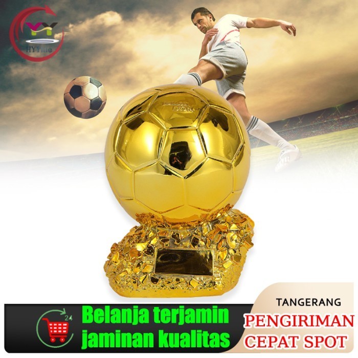 

Terlaris 2022 Qatar Ballon d'or Trophy Ornament Memorabilia Souvenir Soccer SALE