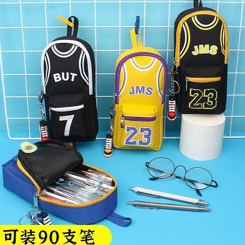 

gh-56 Tempat pensil / Kotak pensil / kotak pensil kanvas kualitas bagus / kotak pensil DIY 3ruang / kotak pensil UNISEX cewek dan cowok bisa pakai / kotak pensil basket ball Sale
