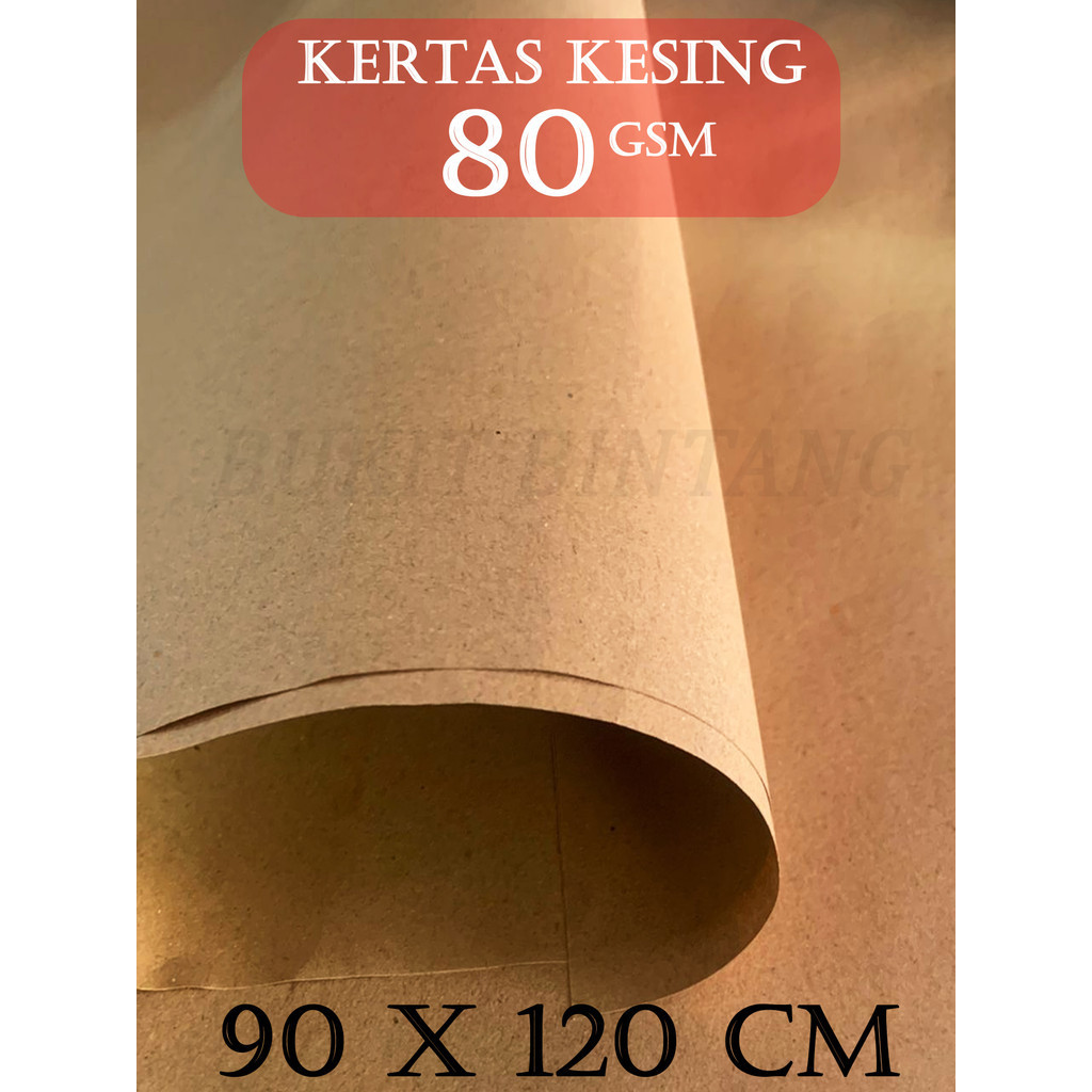 

Kertas Kesing / Kertas Samson 80 Gsm Ukuran 90 x 120 Cm , Harga 1 Lembar