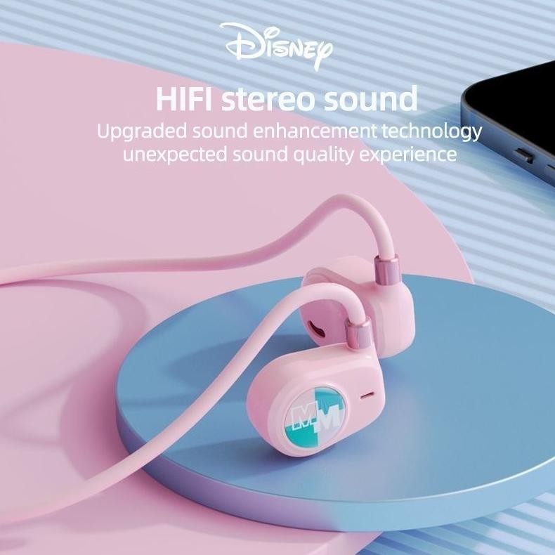 RHH-1823 Disney QS-Q2 Sound conduction Bluetooth Earphones Wireless Earphones Hanging Ear Sports Run
