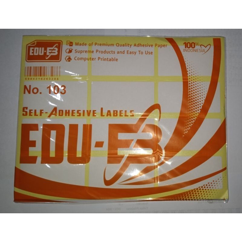 

STIKER LABEL No 103 1 Pack ( 7 Lembar )