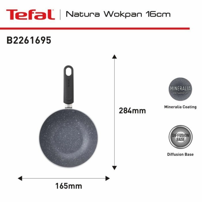 Tefal Natura Wokpan / Wajan 16 Cm