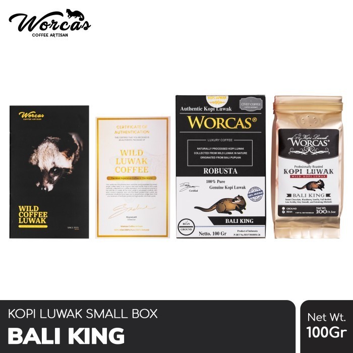 

Secrenada - Kopi Luwak Liar Bali King 100Gr - Ground (Bubuk)