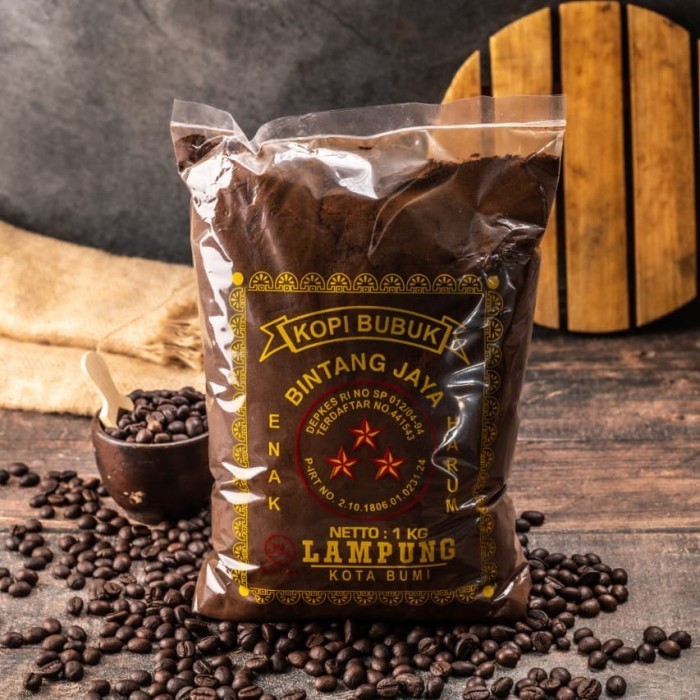 

Secrenada - Kopi Bubuk Bintang Jaya 1 Kg ( Asli Dari Lampung)