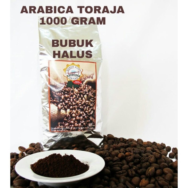 

Secrenada - Kopi Arabica Toraja / Kopi Arabika Toraja 1000 Gr - Bubuk Halus