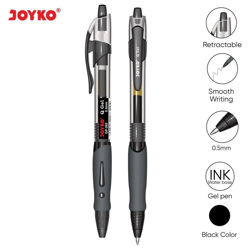 

OKK-1520 Gel Pen / Pulpen / Pena JOYKO GP-265 0.5 mm - 1 Lusin Premium