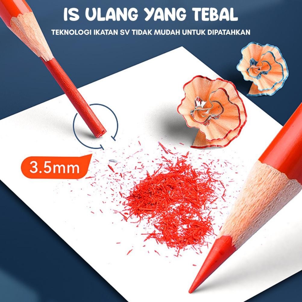 

GF21 [READY] Aimilo High Grade Oil Pencil Color Pensil Warna Minyak 48/72/120 Warna Terlaris