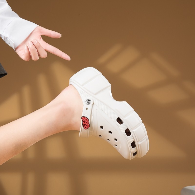 Harga Terbaru Komin-Sandal Baim Wanita Sandal Selop T Nyaman Sendal Kodok Tinggi Sandal Vintage