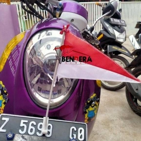 ] Bendera tiang untuk motor dan mobil