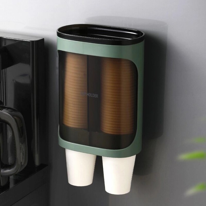 PAPER CUP DISPENSER CUP DOUBLE DISPENSER GELAS PLASTIK CUP