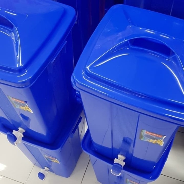 Tong air 20 liter + keran lion star/square water dispenser 20 ltr e20