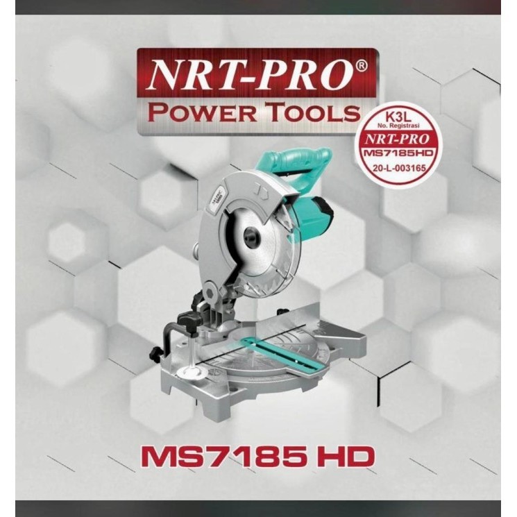 #####] MITER SAW 7 INCH NRT 7185 HD / MESIN GERGAJI NRT PRO