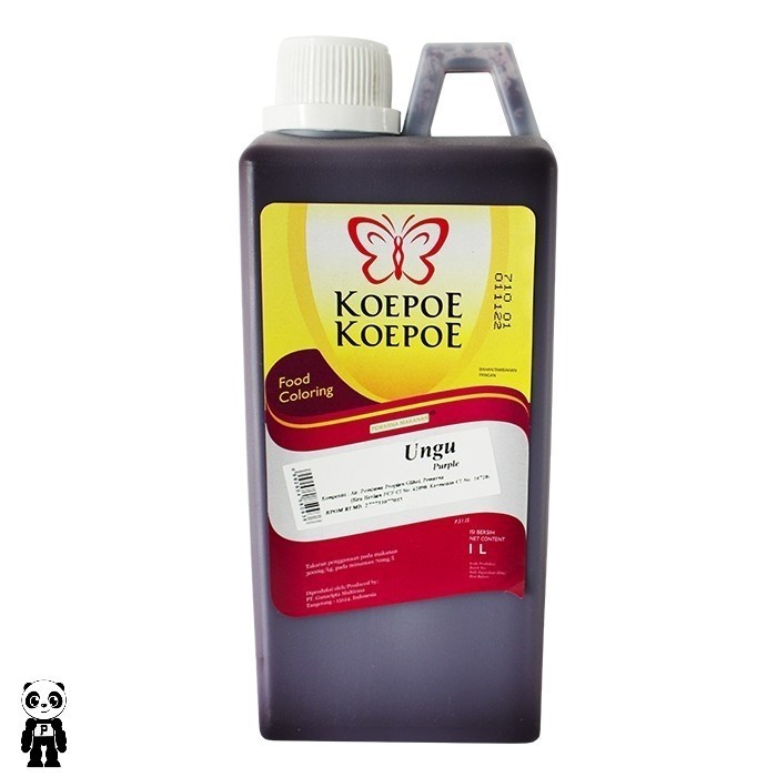 

Terlaris Koepoe Koepoe Pewarna Ungu 1 Liter Purple Food Coloring SALE