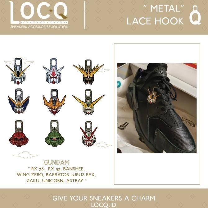 Aksesoris Tali Sepatu Metal Gundam RX 78 2| Shoelaces Accessories GT