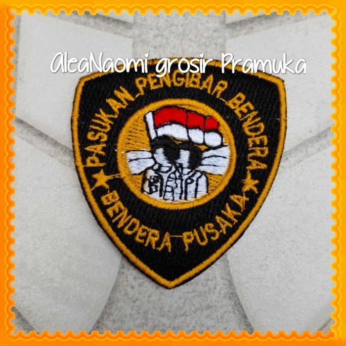 

*#*#*#*#] bed paskib bordir logo paskibra logo pasukan pengibar bendera pusaka bordir logo