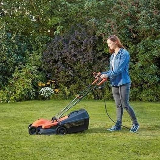 Mesin Potong Rumput Dorong Listrik Lawnmower Black Decker Bemw 451Bh  Ready
