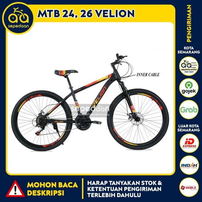 Sepeda Gunung Mtb 24",26" Velion - 2 Car