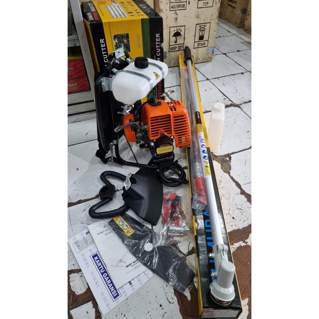 Mesin Potong Rumput Sumura 328 2Tak Brush Cutter Bg328 Sumura Lengkap  Ready