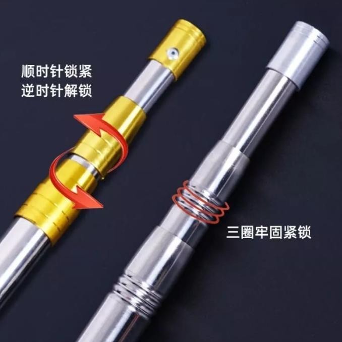 Tongkat Saja Galah Pemetik Buah Gergaji Pohon Ranting Tinggi Dilipat  Ready