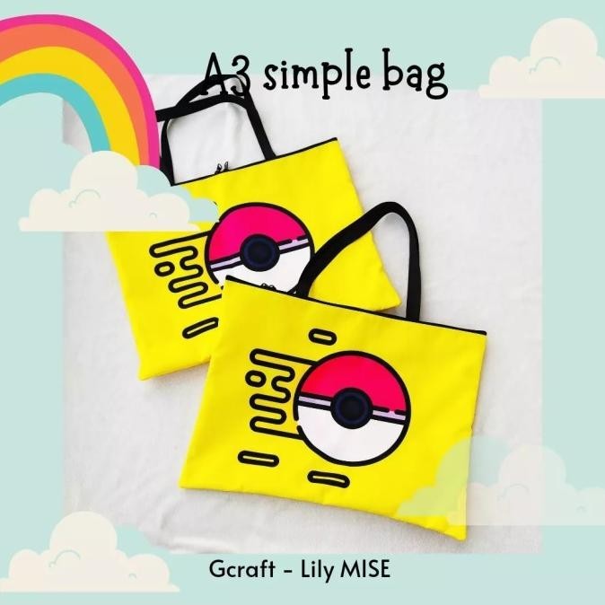 

TERBARU - tas A3 - a3 simple bag - tas folder a3 - tas buku gambar a3