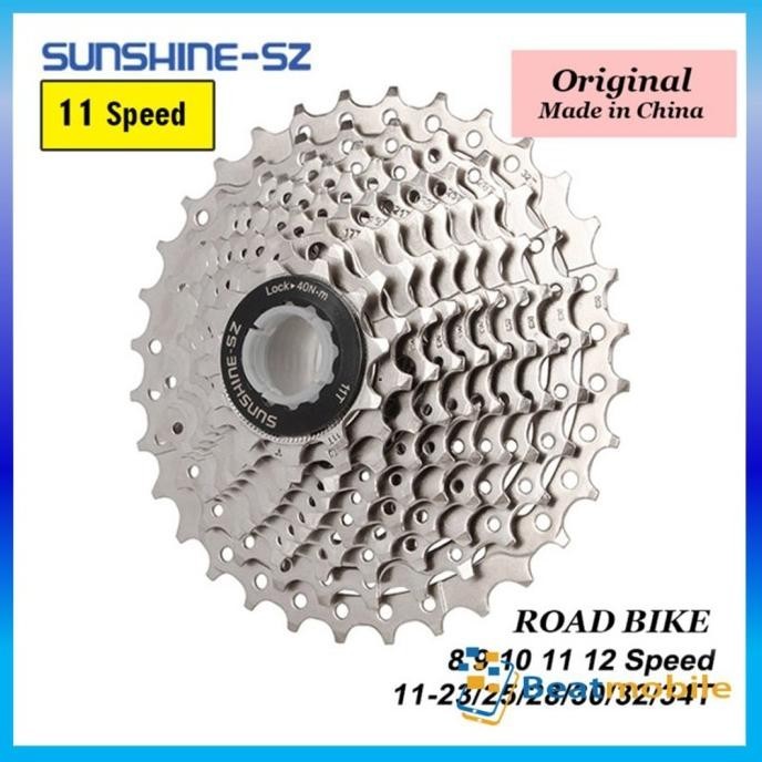 Sprocket Sunshine 11 Speed Cassete Sepeda Urban/Roadbike/Seli Original