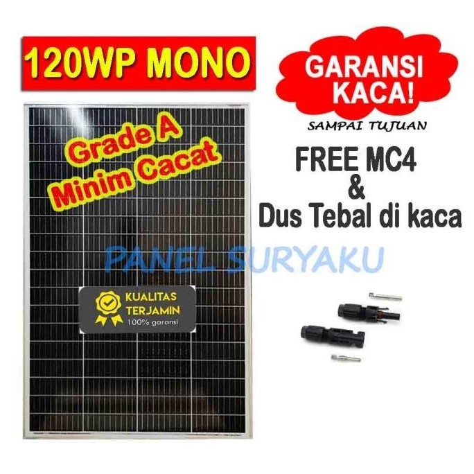 Solar Panel Surya 120Wp Mono Solar Cell 120Wp Mono